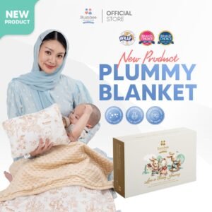 Plummy Blanket – Selimut Bayi Premium 2 Layer 80x90 cm | Lembut, Nyaman & Exclusive Gift Box