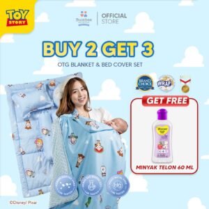 BUMBEE x KONICARE | Selimut On The Go & Bed Cover Set Bayi | FREE Konicare Minyak Telon 60ml