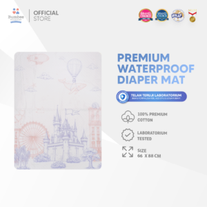 Bumbee Collection - Perlak Bayi Waterproof Premium Cotton